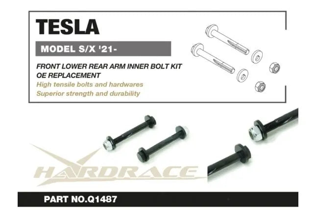 Hardrace - Front Lower Rear Arm Cam Bolt Tesla Model s, Model x
