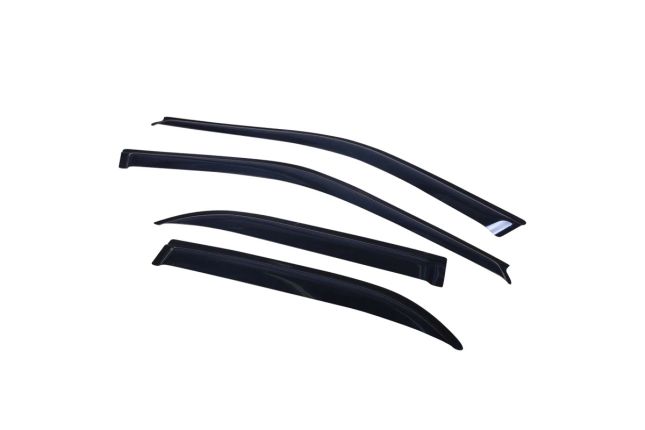 Aerodynamics - Window Visors Front and Rear Smoke (Civic 91-96 4dr)