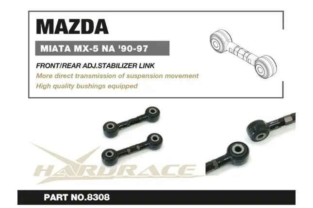 Hardrace - eesmine/tagumine reguleeritav stabilisaatorivarras Mazda MX-5 MIATA