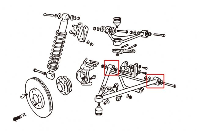 Hardrace - Front Lower Arm Bushing Lotus Elise, Exige