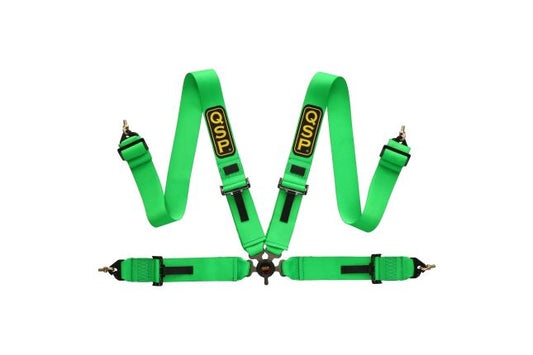 QSP – Turvavöö 4-P 3/3 – MITTE FIA – roheline