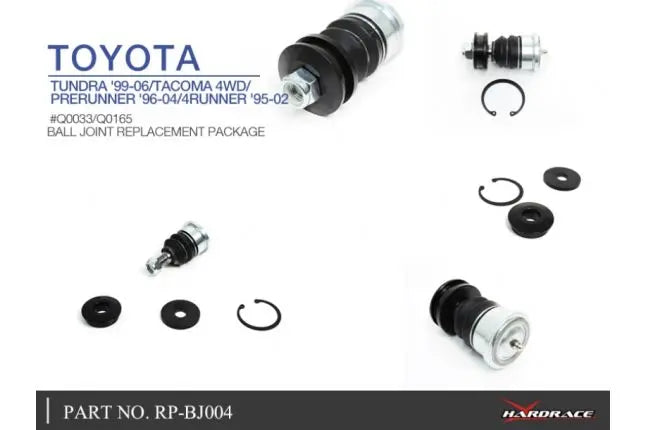 Ball Joint Replacement Package Toyota 4Runner, Tacoma, Tundra