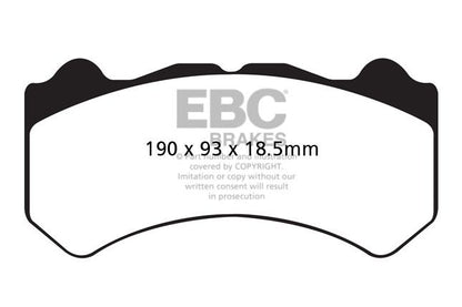 EBC - DP91983 - EBC Orangestuff Brake Pads; Front