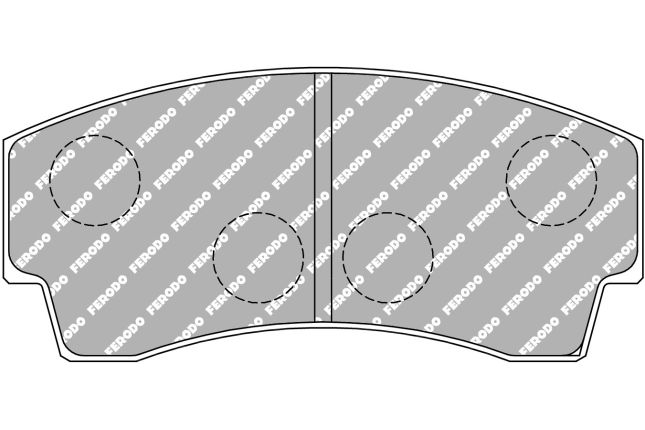 Ferodo - FER-FRP219R - Ferodo DS3000 Brake Pads; Front/Rear