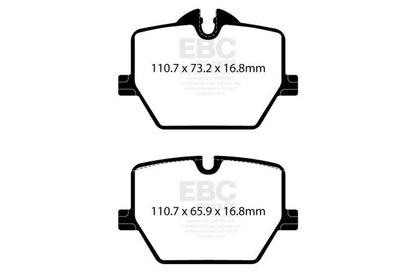 EBC - DP42415R - EBC Yellowstuff Brake Pads; Rear