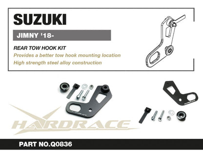 Hardrace - Rear Tow Hook Kit - Q0836