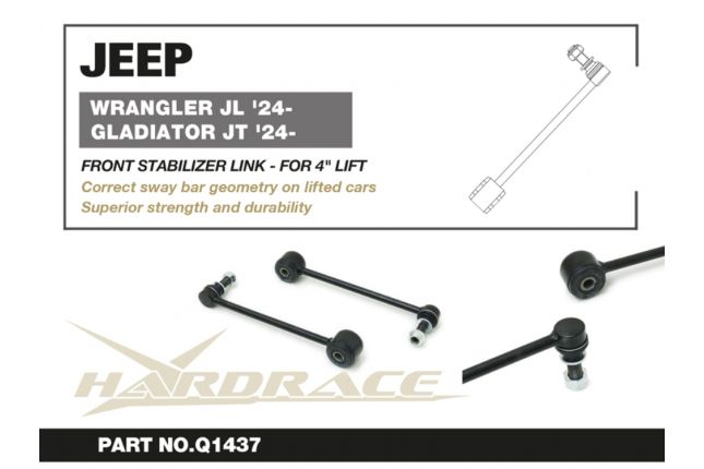 Hardrace - Front Stabilizer Link Jeep Wrangler, Wrangler unlimited, Gladiator