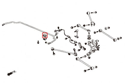 Hardrace - tagumise stabilisaatori puks Honda Accord