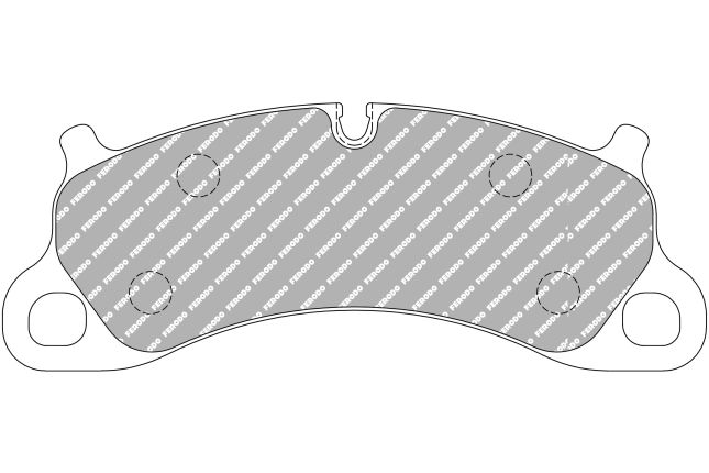 Ferodo - FER-FCP4955H - Ferodo DS2500 Brake Pads; Front