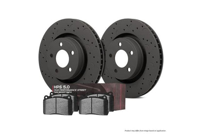 Hawk – HKC5045.490B – Hawk pidurikomplekt – HPS 5.0 klotsid ja Talon piludega ning puuritud kettad; esimesed