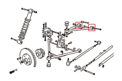 Hardrace - Rear Upper Arm Bushing Lotus Elise, Exige