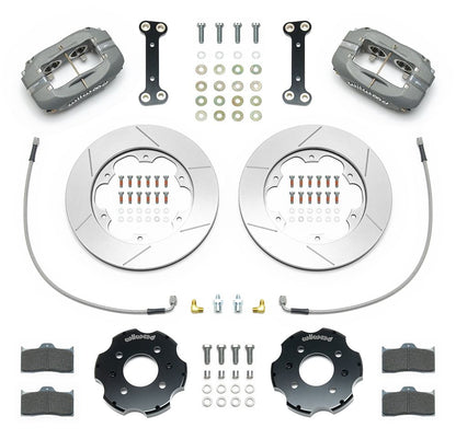 Wilwood - 140-14304 - Wilwood Big Brake Kit - Front - 280x20mm Bi-Slotted - Dynalite Internal-ST Anodized - WIL-140-14304