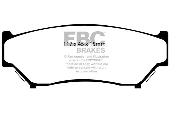 EBC - DP979 - EBC Ultimax Brake Pads; Front
EBC
Be the first to review this product
Item #
EBC-DP979