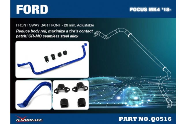 Hardrace - Front Sway Bar Ford Focus