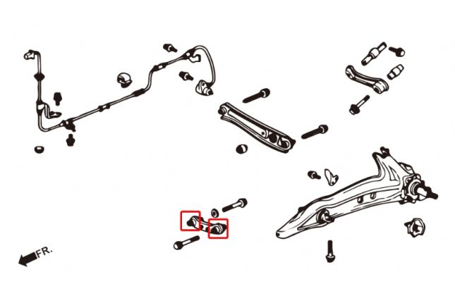 Hardrace - Toe Control Arm Bushing Honda