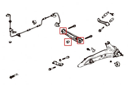 Hardrace - Rear Lower Arm Bushing Honda Civic