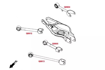 Hardrace - Rear Camber Kit Tesla Model 3