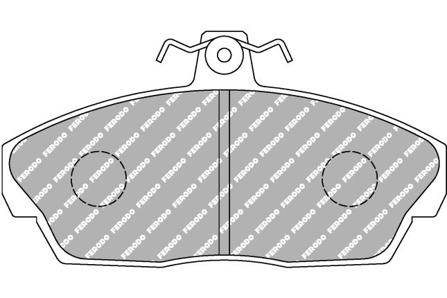 Ferodo - FDS613 - Ferodo DS Performance piduriklotsid; ees