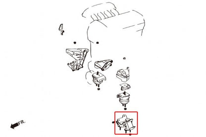 Hardrace - Harden Transmission Mount Lexus, Toyota