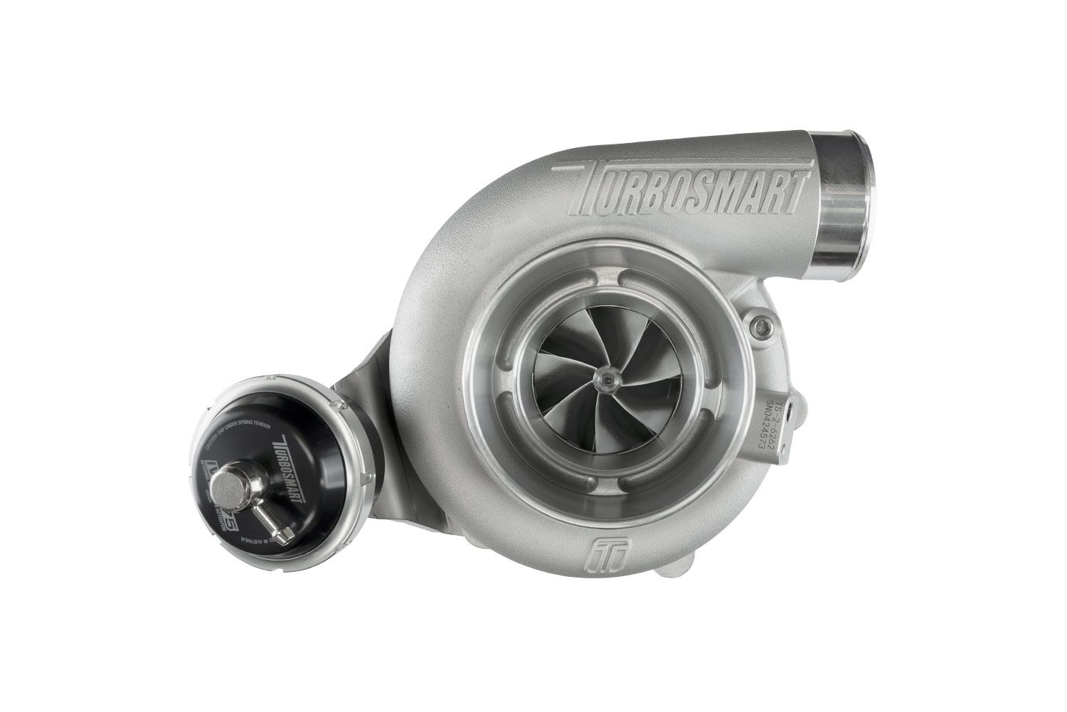 Turbosmart - TS-2 Turbocharger (Water Cooled) 6262 V-Band 0.82AR Internally Wastegated - TS-2-6262B-VB082I