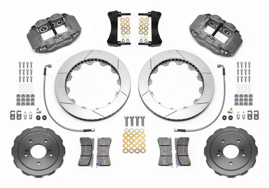 Wilwood - 140-14965 - Wilwood Big Brake Kit - Front - 327x32mm Bi-Slotted - Forged Superlite 6R Anodized - 
WIL-140-14965