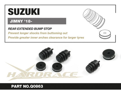 Hardrace - Rear Extended Bump Stop Suzuki Jimny
Hardrace
Be the first to review this product
Item #
Q0863