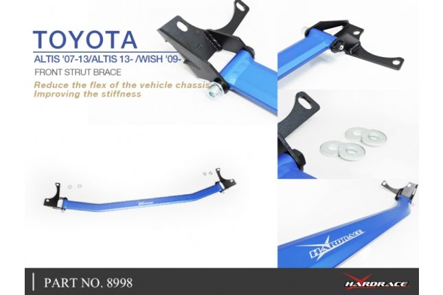Hardrace - Front Strut Brace Toyota Corolla/altis/auris, Wish
