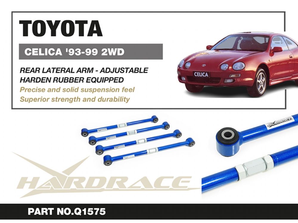 Hardrace - Rear Lateral Arm Toyota Celica
Hardrace
Be the first to review this product
Item #
Q1575