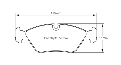 Pagid - E114442010 - Pagid RS 42 Brake Pads; Front - PAG-E114442010