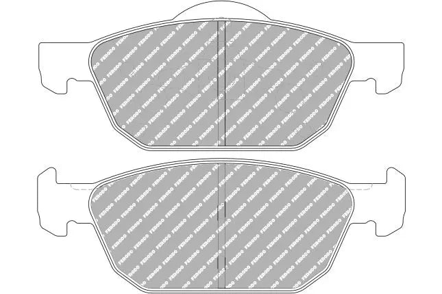 Ferodo – FER-FCP4868H – Ferodo DS2500 piduriklotsid; Esiosa