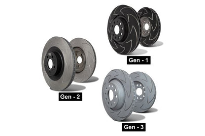 EBC - BSD1003 - EBC BSD Slotted Brake Discs; Rear