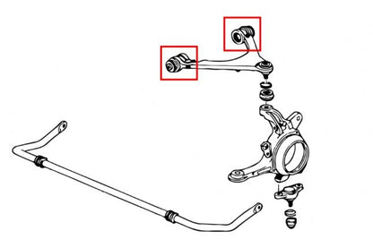Hardrace - Honda S2000 esiosa ülemise õõtsa puks