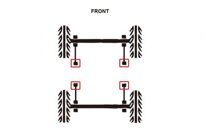 Hardrace - Front/rear Radius Arm Bushing - Frame Side Suzuki Jimny
Hardrace
Be the first to review this product
Item #
7272