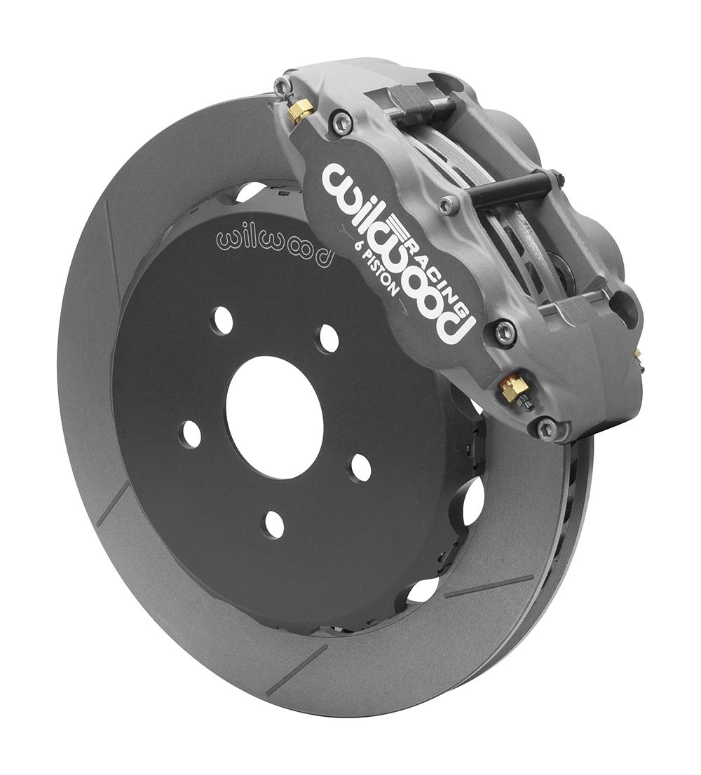 Wilwood - 140-16092 - Wilwood Big Brake Kit - Front - 327x28mm Bi-Slotted - Superlite 6R Anodized - WIL-140-16092