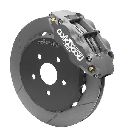 Wilwood - 140-16092 - Wilwood Big Brake Kit - Front - 327x28mm Bi-Slotted - Superlite 6R Anodized - WIL-140-16092