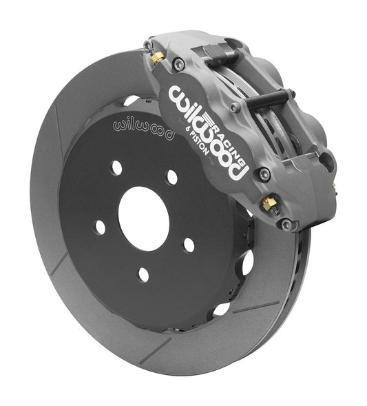 Wilwood - 140-16092 - Wilwood Big Brake Kit - Front - 327x28mm Bi-Slotted - Superlite 6R Anodized - WIL-140-16092