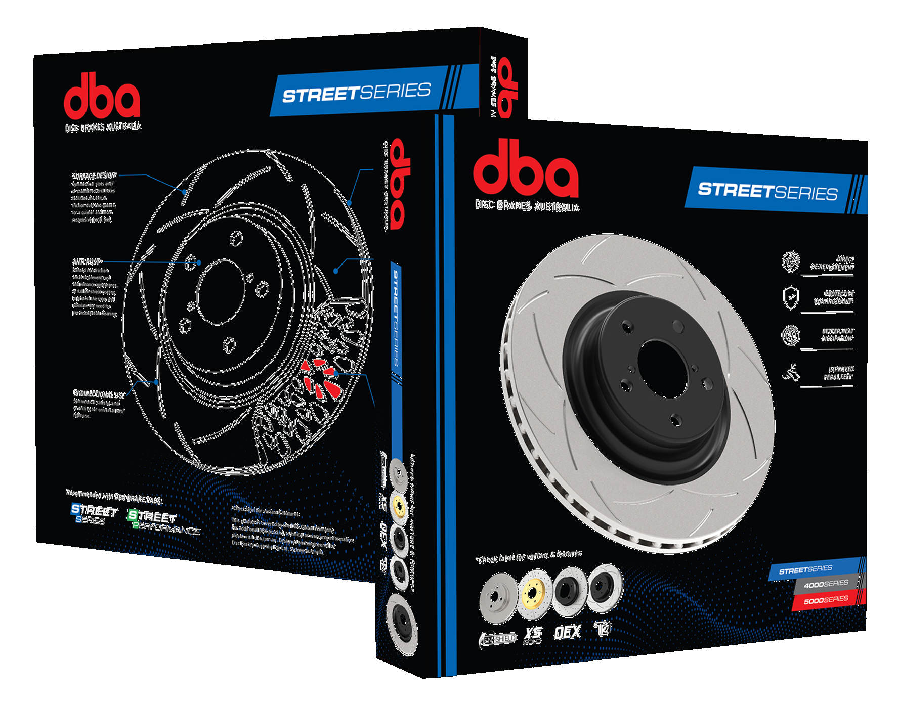DBA - DBA2736E - Street Series En-Shield Brake Rotor; Front