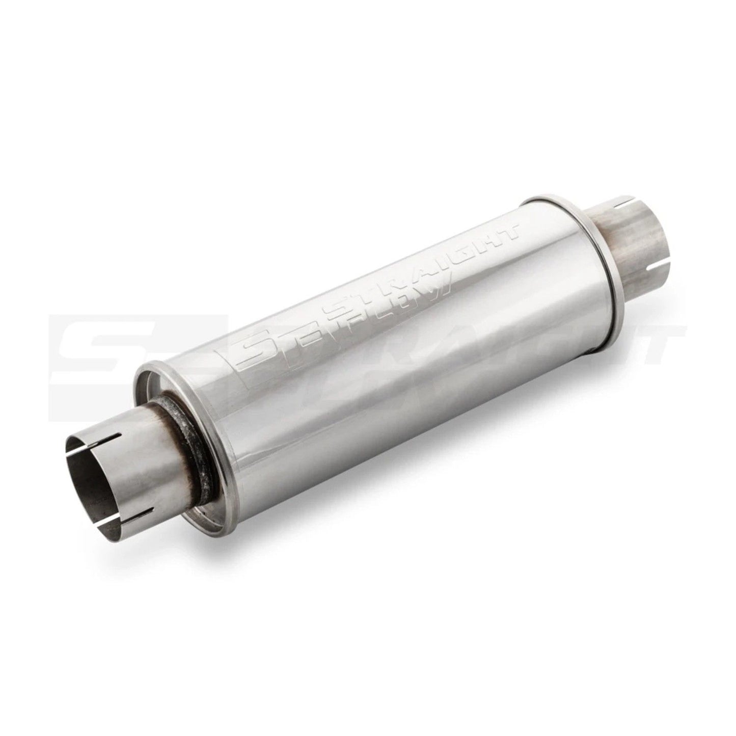 Straightflow - Muffler Round 125mm L-350mm D-76 SS
