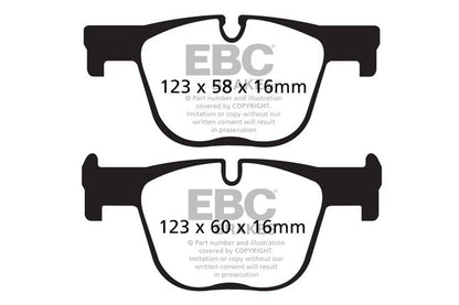 EBC - DP22131 - EBC Greenstuff 2000 piduriklotsid; tagumised