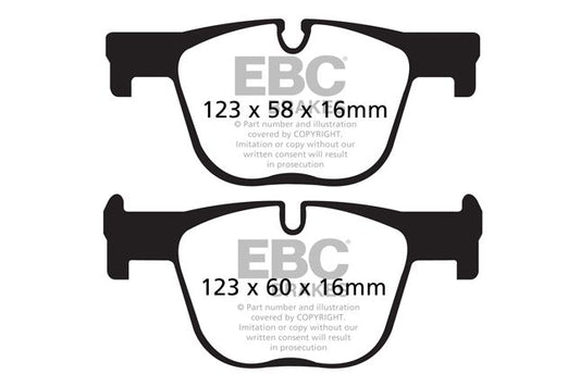 EBC - DP22131 - EBC Greenstuff 2000 piduriklotsid; tagumised