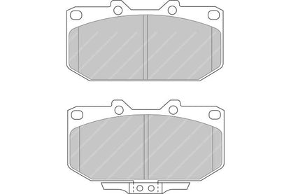 Ferodo - FDS986 - Ferodo DS Performance piduriklotsid; ees