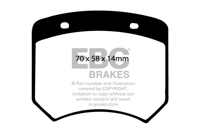 EBC - DP102 - EBC Ultimax piduriklotsid; ees