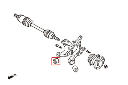 Hardrace - Rear Knuckle Bushing Scion, Subaru, Toyota