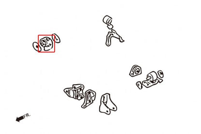 Hardrace - Harden Engine Mount Mitsubishi Lancer evolution