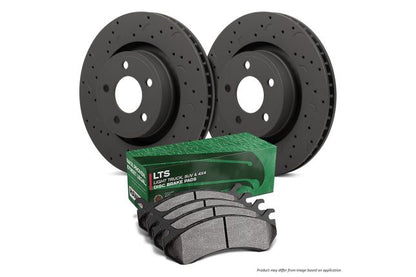 Hawk - HKC4202.194Y - Hawki pidurikomplekt – LTS-klotsid ning Talon soonelised ja perforeeritud kettad; tagumine