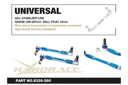 Hardrace - reguleeritav stabilisaatorivarras Toyota Hiace / Granvia / Grana