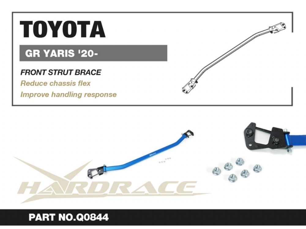 Hardrace - Front Strut Brace Toyota Yaris / vitz - Q0844-ED