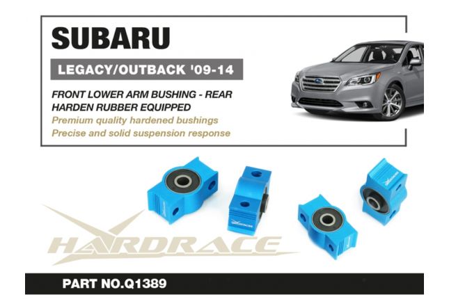 Hardrace - Front Lower Arm Bushing - Rear Subaru Legacy/outback - Q1389
