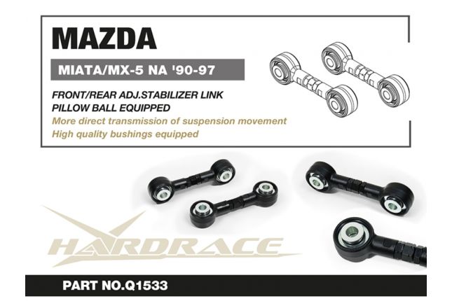 Hardrace - Front/rear Adj. Stabilizer Link Mazda MX-5 MIATA
