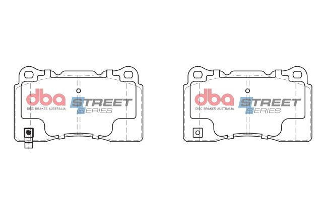 DBA - DB1678SS - DBA Street Series piduriklotsid; ees